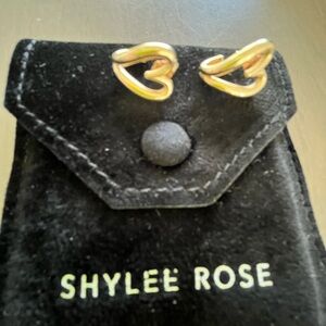 Shylee Rose 14K Small Open Heart Earrings